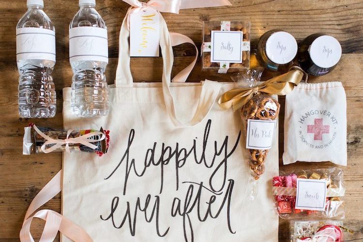 La perfetta Welcome bag per un matrimonio in Val d'Orcia